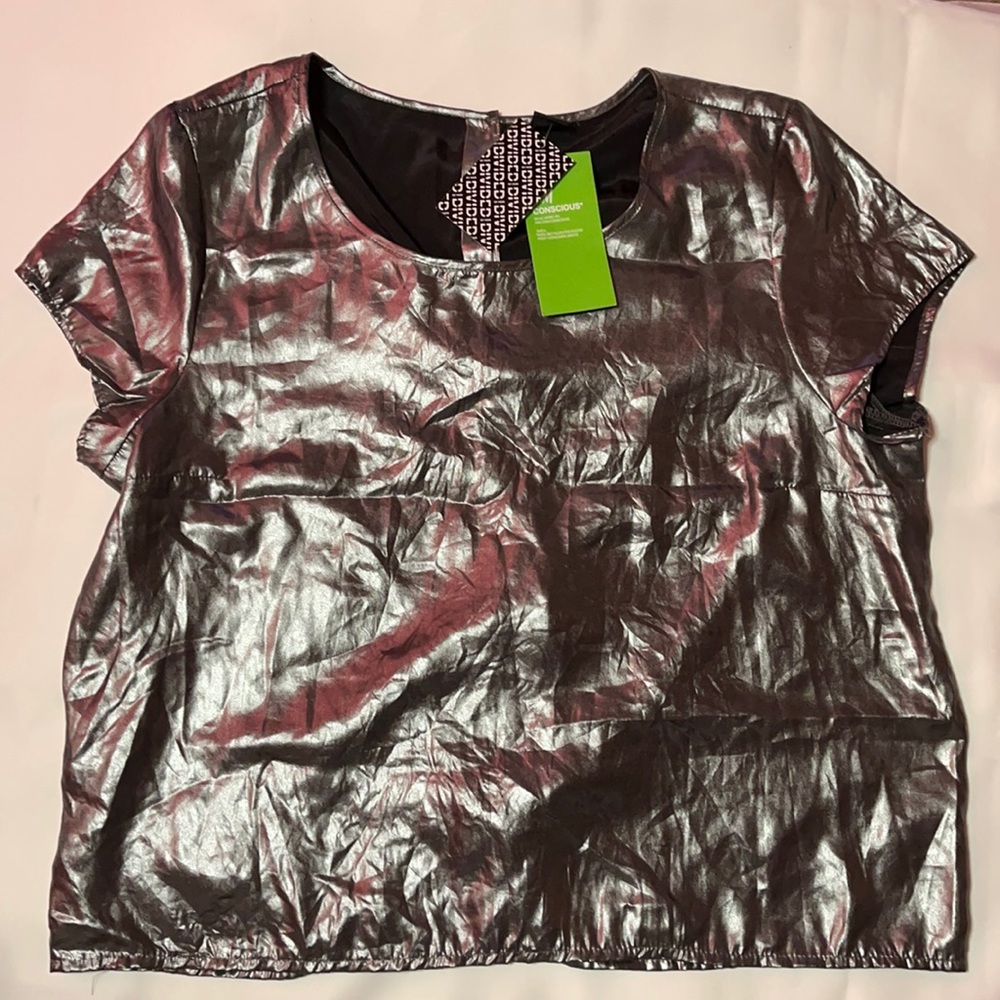 H&M Conscious Metallic Top